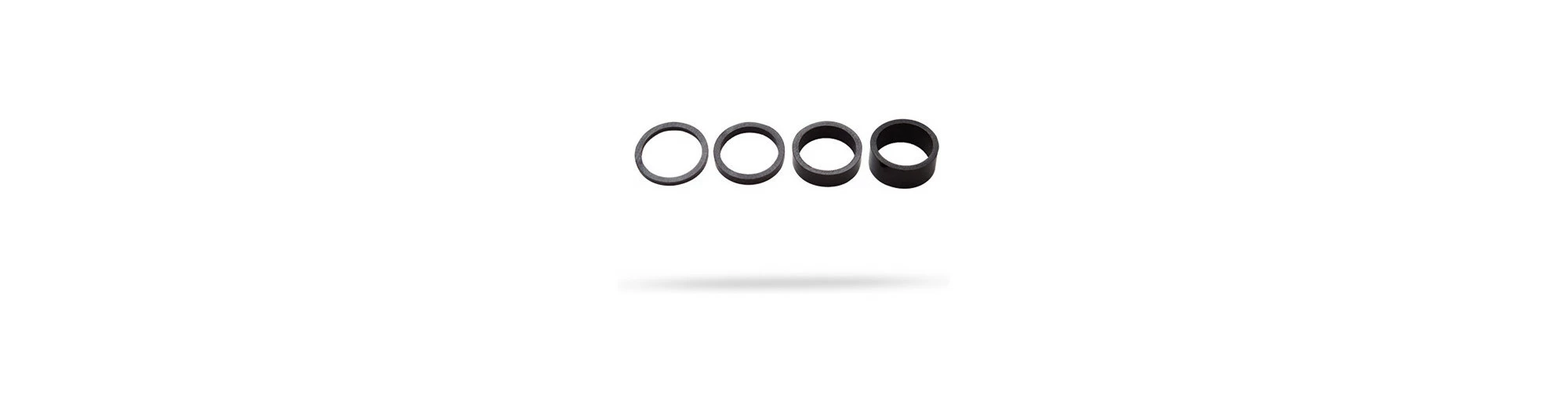 Accessoires jeux de direction Spacer carbon 1-1/8 Pro Accessoires Jeux De Direction Spacer Carbon 1-1/8 -Périphériques Soldes acjdir spacerx4 cbn 3 5 10 15mm 21