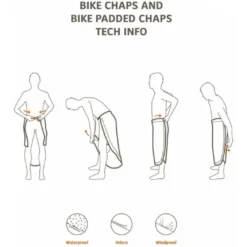 VAUDE Pantalon De Pluie Bike Chaps -Périphériques Soldes pant pluie 3 4 20 5